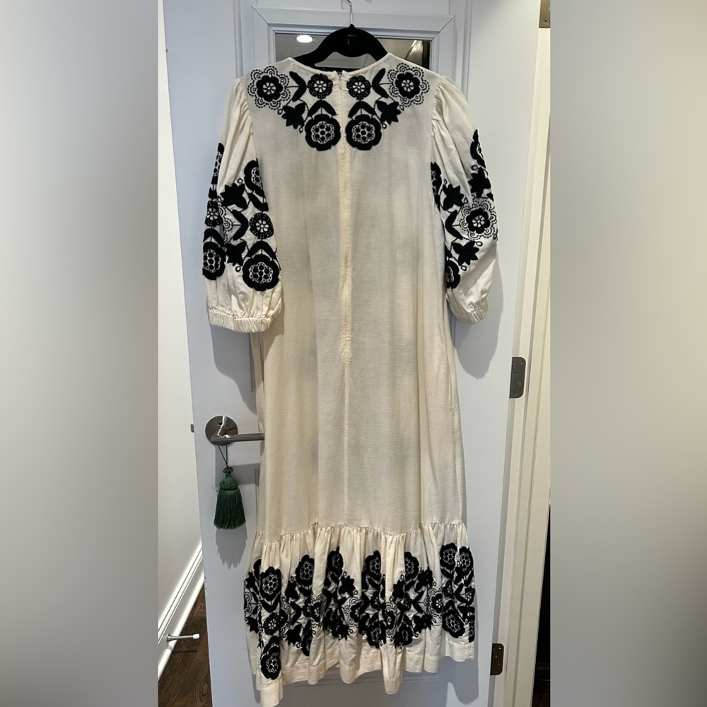 SEA New York Black embroidered dress - Picture 4 of 4